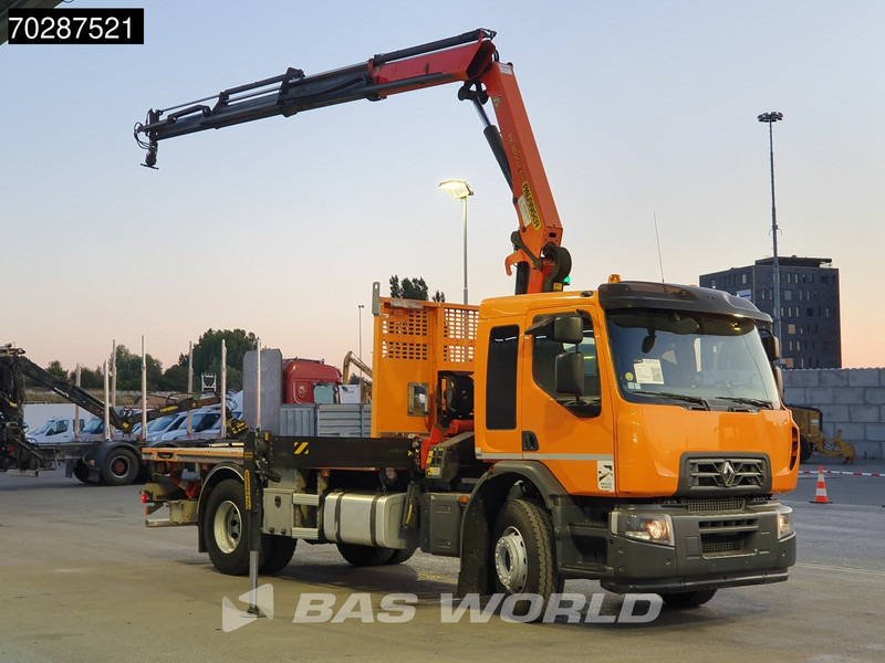 Renault C 320 4X2 Palfinger PK 18002 EH Crane Optibrake Automatic Euro 6 - Platós teherautó, Darus autó: 3 kép. Renault C 320 4X2 Palfinger PK 18002 EH Crane Optibrake Automatic Euro 6 - Platós teherautó, Darus autó: 3 kép.