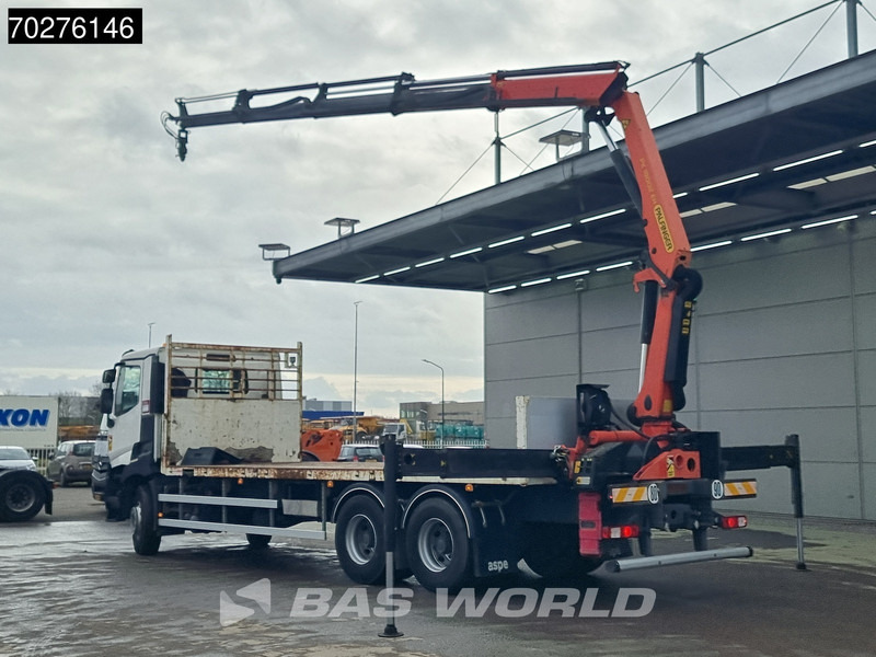 Renault C 380 6X4 Palfinger PK18002-EH C Remote Retarder Euro 6 - Platós teherautó, Darus autó: 2 kép. Renault C 380 6X4 Palfinger PK18002-EH C Remote Retarder Euro 6 - Platós teherautó, Darus autó: 2 kép.