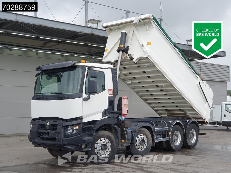 Renault C 430 8X4 18m3 Aluminium Tipper Big-Axle Steelsuspension Automatic Euro 6 - Billenőplatós teherautó: 1 kép. Renault C 430 8X4 18m3 Aluminium Tipper Big-Axle Steelsuspension Automatic Euro 6 - Billenőplatós teherautó: 1 kép.