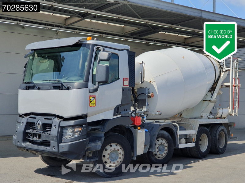 Renault C 430 8X4 9m3 Euromixbeton Mixer Steelsuspension Automatic Euro 6 - Betonmixer: 1 kép. Renault C 430 8X4 9m3 Euromixbeton Mixer Steelsuspension Automatic Euro 6 - Betonmixer: 1 kép.