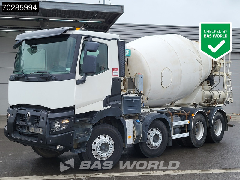 Renault C 430 8X4 9m3 IMER Mixer Big-Axle Steelsuspension Automatic Euro 6 - Betonmixer: 1 kép. Renault C 430 8X4 9m3 IMER Mixer Big-Axle Steelsuspension Automatic Euro 6 - Betonmixer: 1 kép.
