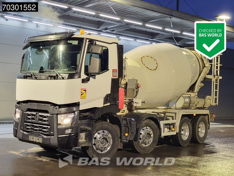 Renault C 430 8X4 9m3 Schwing Stetter mixer Steelsuspension Automatic Euro 6 - Betonmixer: 1 kép. Renault C 430 8X4 9m3 Schwing Stetter mixer Steelsuspension Automatic Euro 6 - Betonmixer: 1 kép.