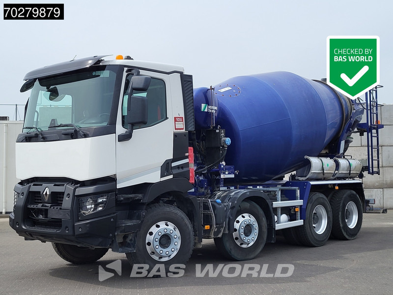 Renault C 430 C 8X4 9m3 Schwing Stetter mixer Big-Axle Automatic Euro 6 - Betonmixer: 1 kép. Renault C 430 C 8X4 9m3 Schwing Stetter mixer Big-Axle Automatic Euro 6 - Betonmixer: 1 kép.