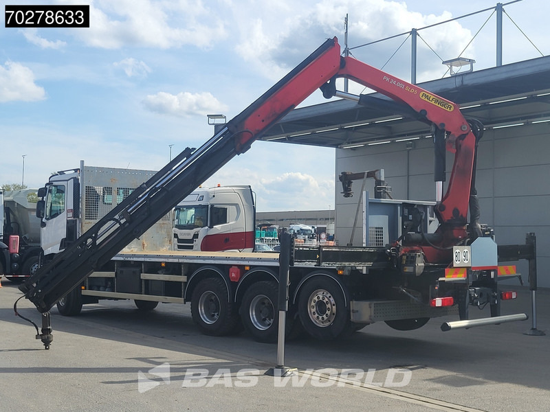 Renault C 480 8X4 Palfinger PK24.001 SLD5 Crane Kran Automatic Liftachse Euro 6 - Platós teherautó, Darus autó: 5 kép. Renault C 480 8X4 Palfinger PK24.001 SLD5 Crane Kran Automatic Liftachse Euro 6 - Platós teherautó, Darus autó: 5 kép.