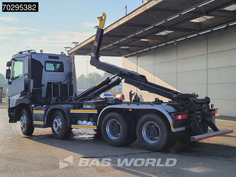 Renault C 520 8X4 Hyva 26-55-S Retarder Automatic Big-Axle Navi Euro 6 - Horgos rakodó teherautó: 2 kép. Renault C 520 8X4 Hyva 26-55-S Retarder Automatic Big-Axle Navi Euro 6 - Horgos rakodó teherautó: 2 kép.