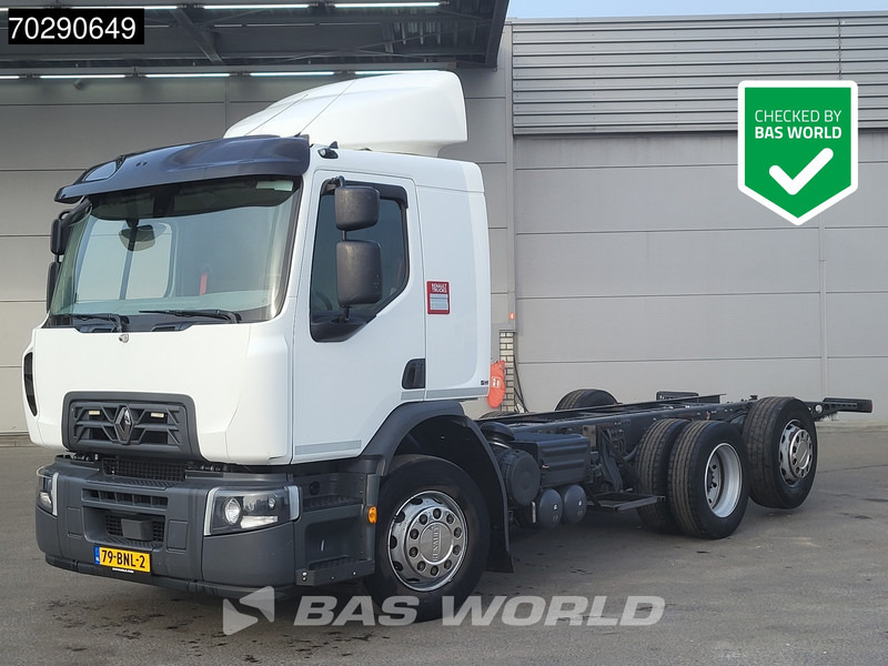 Renault D 380 6X2 NL-Truck chassis with APK Lift+Steering Axle Automatic Euro 6 - Alvaz teherautó: 1 kép. Renault D 380 6X2 NL-Truck chassis with APK Lift+Steering Axle Automatic Euro 6 - Alvaz teherautó: 1 kép.
