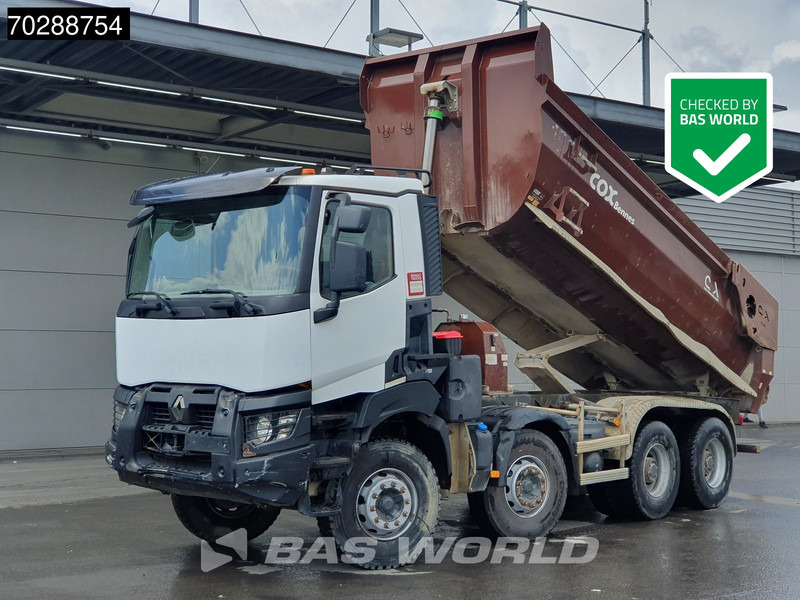 Renault K 440 8X4 18m3 Retarder Big-Axle Steelsuspension Automatic Euro 6 - Billenőplatós teherautó: 1 kép. Renault K 440 8X4 18m3 Retarder Big-Axle Steelsuspension Automatic Euro 6 - Billenőplatós teherautó: 1 kép.