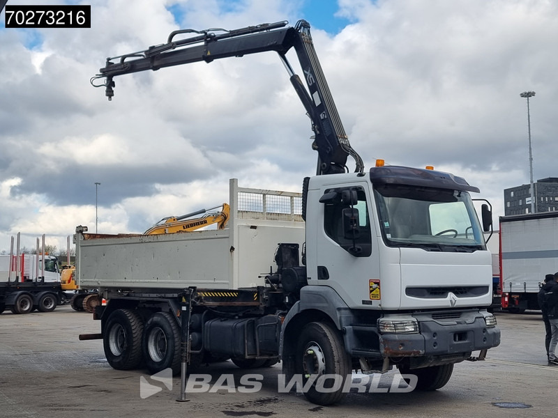 Renault Kerax 360 6X4 Hiab 144 B-2 Hiduo Kran Manual Big-Axle Steelsuspension Euro 3 - Billenőplatós teherautó, Darus autó: 3 kép. Renault Kerax 360 6X4 Hiab 144 B-2 Hiduo Kran Manual Big-Axle Steelsuspension Euro 3 - Billenőplatós teherautó, Darus autó: 3 kép.