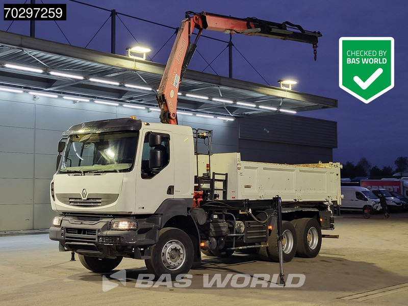 Renault Kerax 370 Kerax 6X4 Fassi F150AXS.22 Crane 10m3 2-side tipper Big-Axle Steelsuspension Manual - Billenőplatós teherautó, Darus autó: 1 kép. Renault Kerax 370 Kerax 6X4 Fassi F150AXS.22 Crane 10m3 2-side tipper Big-Axle Steelsuspension Manual - Billenőplatós teherautó, Darus autó: 1 kép.