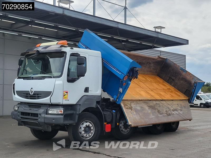 Renault Kerax 430 8X4 15m3 Forez Bennes Tipper 3-sides Steelsuspension Big-Axle Automatic Euro 5 - Billenőplatós teherautó: 5 kép. Renault Kerax 430 8X4 15m3 Forez Bennes Tipper 3-sides Steelsuspension Big-Axle Automatic Euro 5 - Billenőplatós teherautó: 5 kép.