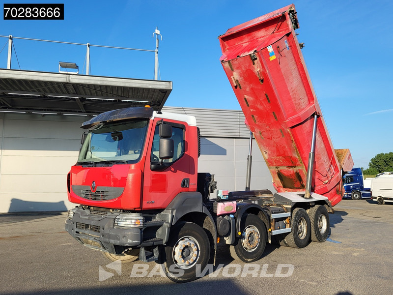 Renault Kerax 430 8X4 16m3 Forez Bennes tipper Full Steel Big-Axle Automatic Euro 5 - Billenőplatós teherautó: 1 kép. Renault Kerax 430 8X4 16m3 Forez Bennes tipper Full Steel Big-Axle Automatic Euro 5 - Billenőplatós teherautó: 1 kép.