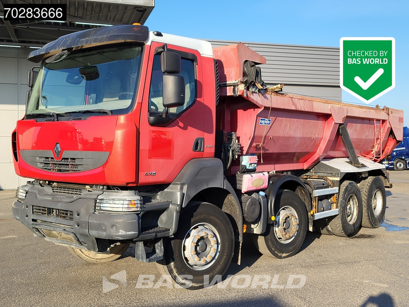 Renault Kerax 430 8X4 16m3 Forez Bennes tipper Full Steel Big-Axle Automatic Euro 5 - Billenőplatós teherautó: 2 kép. Renault Kerax 430 8X4 16m3 Forez Bennes tipper Full Steel Big-Axle Automatic Euro 5 - Billenőplatós teherautó: 2 kép.