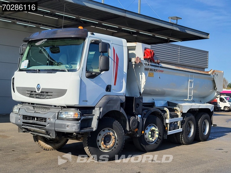 Renault Kerax 430 8X4 16m3 tipper Retarder Big-Axle steel suspension automatic Euro 5 - Billenőplatós teherautó: 5 kép. Renault Kerax 430 8X4 16m3 tipper Retarder Big-Axle steel suspension automatic Euro 5 - Billenőplatós teherautó: 5 kép.
