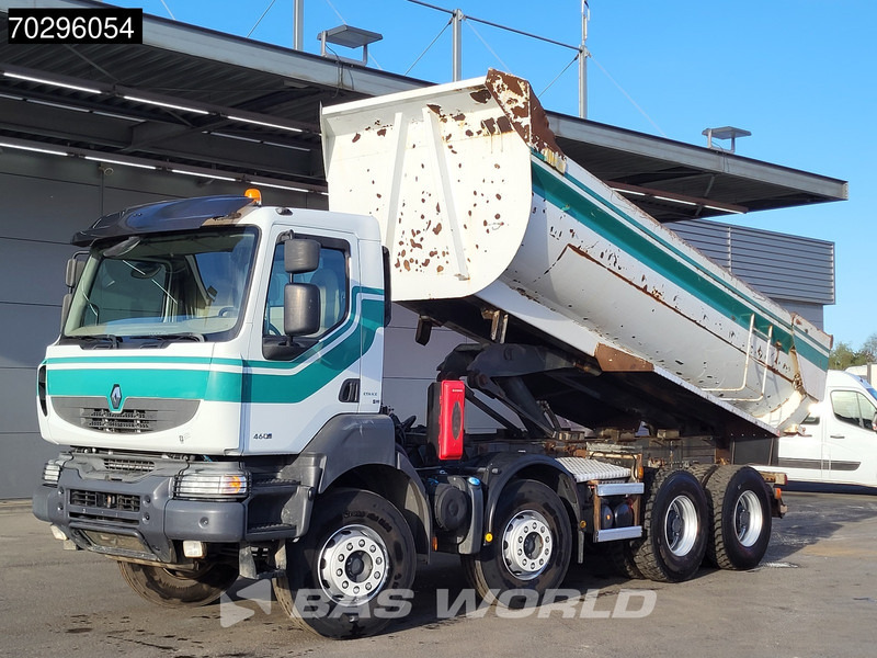 Renault Kerax 460 8X4 Steel Tipper Retarder Big-Axle Steelsuspension Euro 5 - Billenőplatós teherautó: 3 kép. Renault Kerax 460 8X4 Steel Tipper Retarder Big-Axle Steelsuspension Euro 5 - Billenőplatós teherautó: 3 kép.