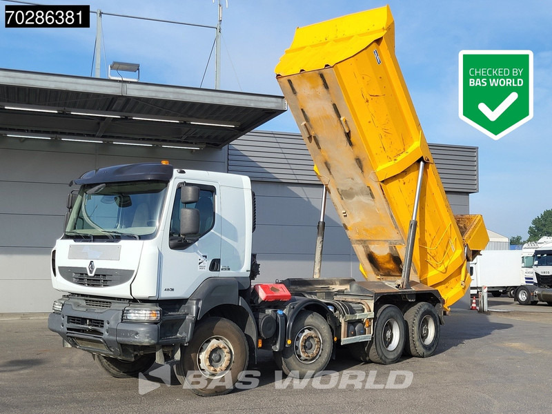 Renault Kerax 480 8X4 16m3 tipper Retarder Optibrake+ Big-Axle Steelsuspension Euro 5 - Billenőplatós teherautó: 1 kép. Renault Kerax 480 8X4 16m3 tipper Retarder Optibrake+ Big-Axle Steelsuspension Euro 5 - Billenőplatós teherautó: 1 kép.