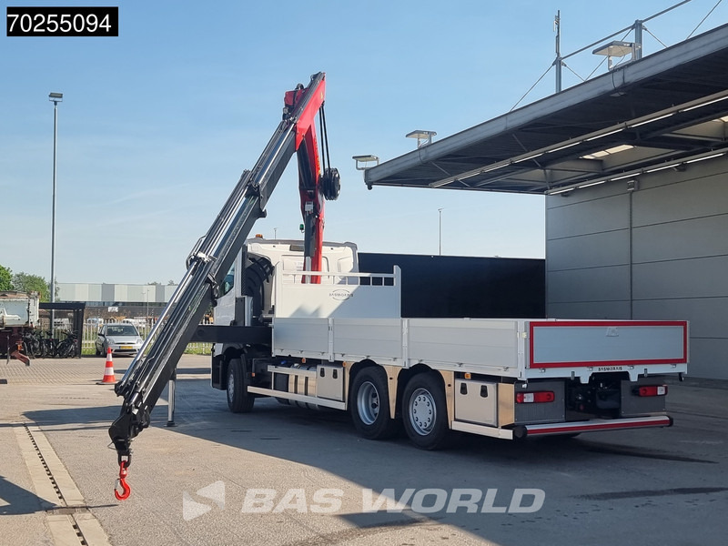 Renault T 440 6X2 2024 NL reg. possible Palfinger PK24.001 SLD Crane Lift+Lenkasche Euro 6 - Platós teherautó, Darus autó: 5 kép. Renault T 440 6X2 2024 NL reg. possible Palfinger PK24.001 SLD Crane Lift+Lenkasche Euro 6 - Platós teherautó, Darus autó: 5 kép.