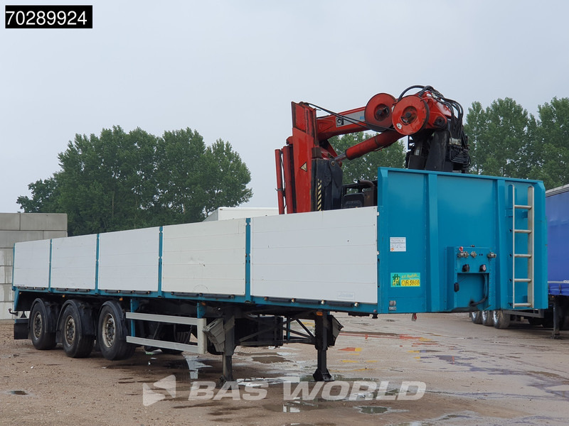 SCHROEDER WIESMOOR S12/27P2-13,2KR 2 steal wheels Liftachse 2 x Lenkachse - Platós félpótkocsi: 3 kép. SCHROEDER WIESMOOR S12/27P2-13,2KR 2 steal wheels Liftachse 2 x Lenkachse - Platós félpótkocsi: 3 kép.