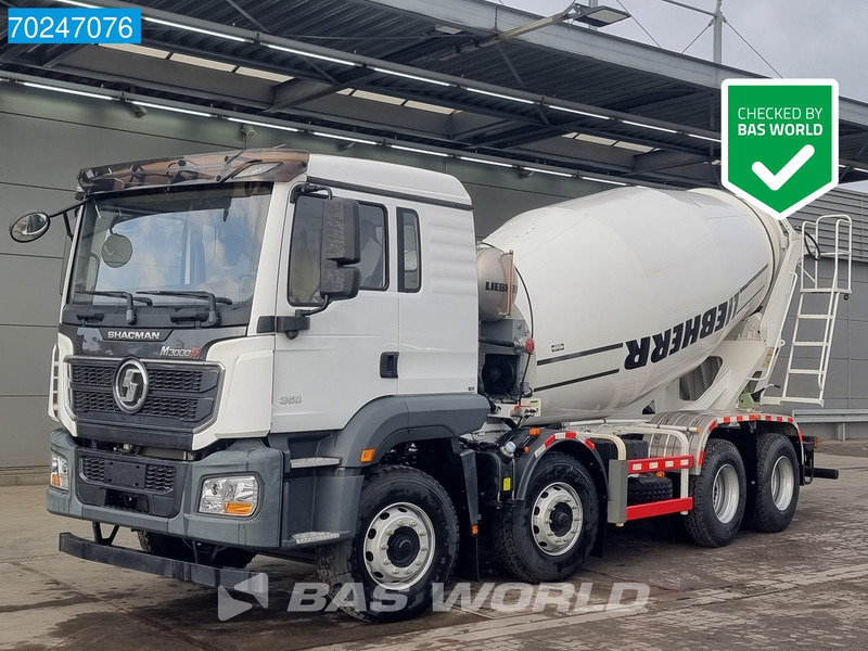SHACMAN 8x4 EURO 6 8X4 NEW! 8m3 Liebherr Mixer Big-Axle Steel Suspension - Betonmixer: 1 kép. SHACMAN 8x4 EURO 6 8X4 NEW! 8m3 Liebherr Mixer Big-Axle Steel Suspension - Betonmixer: 1 kép.