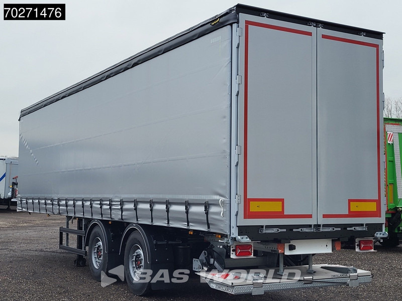 SYSTEM TRAILERS LPRS18 NEW Tailgate Lenkachse Hartholz-Bodenn - Ponyvás félpótkocsi: 2 kép. SYSTEM TRAILERS LPRS18 NEW Tailgate Lenkachse Hartholz-Bodenn - Ponyvás félpótkocsi: 2 kép.