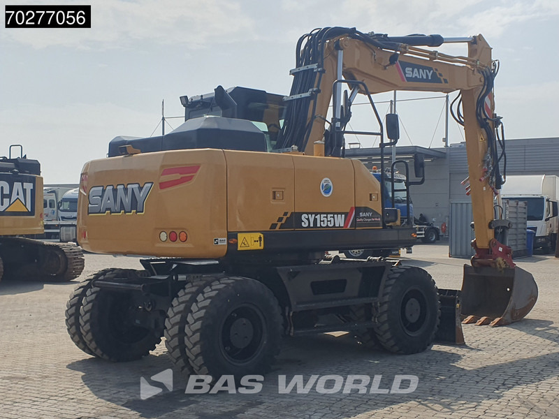Sany SY155 W - Gumikerekes kotró: 5 kép. Sany SY155 W - Gumikerekes kotró: 5 kép.