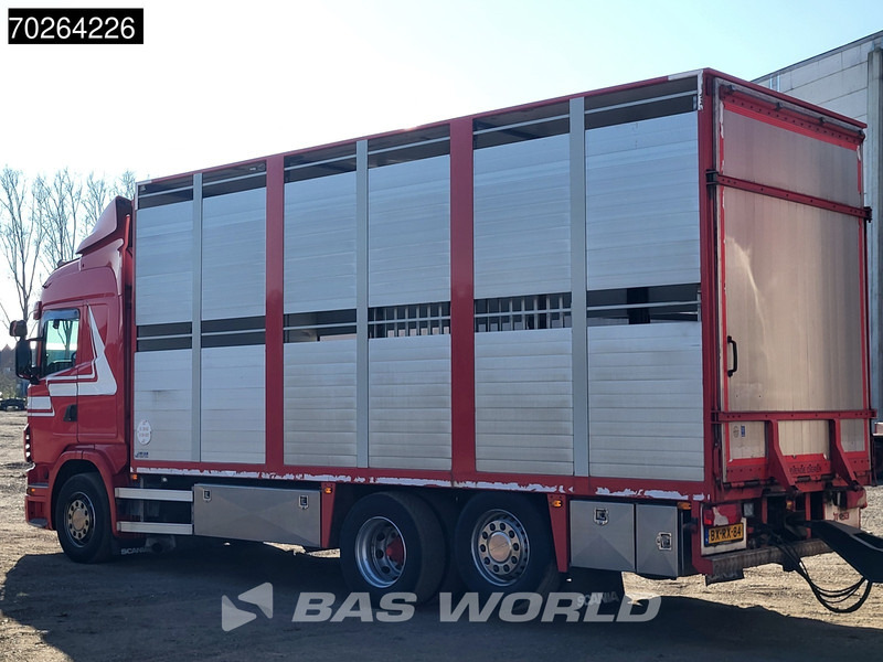 Scania G420 6X2 Van Dijk Cattle transport Liftable floor Lift-Asche Euro 5 - Dobozos felépítményű teherautó: 2 kép. Scania G420 6X2 Van Dijk Cattle transport Liftable floor Lift-Asche Euro 5 - Dobozos felépítményű teherautó: 2 kép.