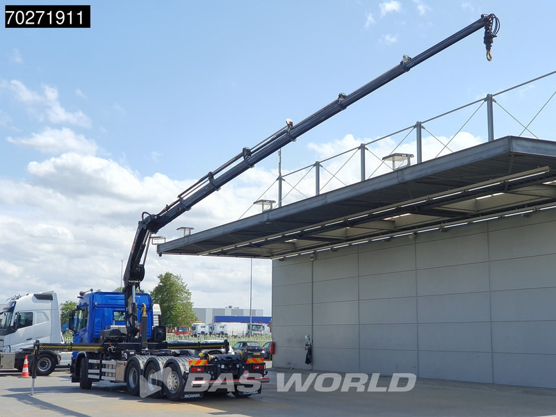 Scania G450 8X4 HIAB X-Hiduo 228 E-6 Crane + 18t Multilift Big-Axle Lift+Lenkachse Euro 6 - Horgos rakodó teherautó, Darus autó: 2 kép. Scania G450 8X4 HIAB X-Hiduo 228 E-6 Crane + 18t Multilift Big-Axle Lift+Lenkachse Euro 6 - Horgos rakodó teherautó, Darus autó: 2 kép.