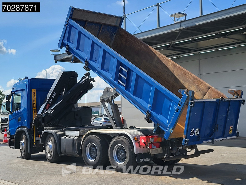 Scania G500 8X4 Hiab X-HIDUO 228 E-3 Crane Retarder Big-Axle Josset Menguy Tipper 14m3 Euro 6 - Billenőplatós teherautó, Darus autó: 5 kép. Scania G500 8X4 Hiab X-HIDUO 228 E-3 Crane Retarder Big-Axle Josset Menguy Tipper 14m3 Euro 6 - Billenőplatós teherautó, Darus autó: 5 kép.