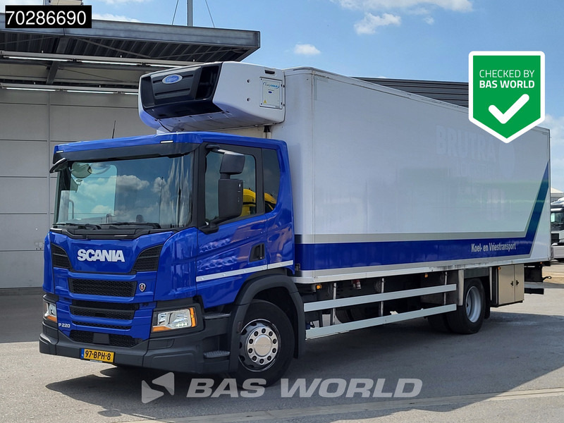 Scania P220 P 4X2 NL-Truck Carrier Supra 1150 Mt Automatic Ladebordwand Euro 6 - Hűtős teherautó: 1 kép. Scania P220 P 4X2 NL-Truck Carrier Supra 1150 Mt Automatic Ladebordwand Euro 6 - Hűtős teherautó: 1 kép.