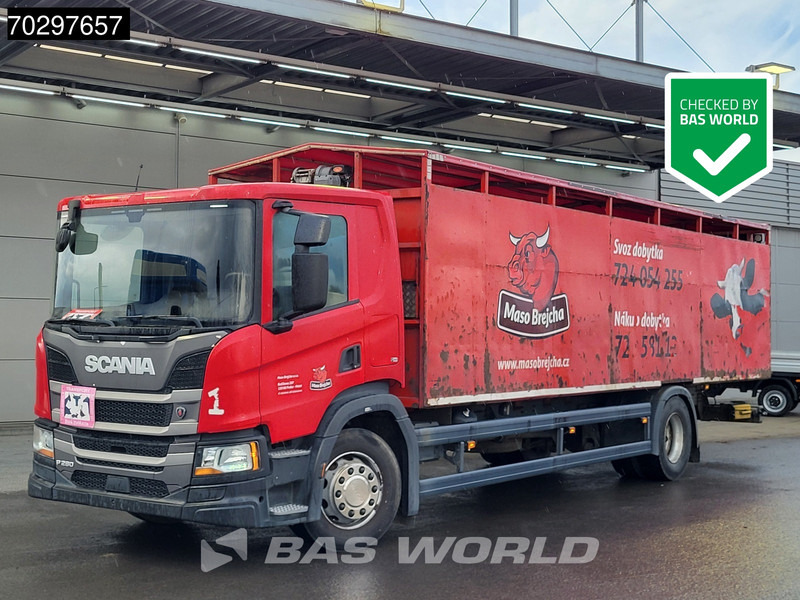Scania P280 4X2 Cattle transport Automatic Full air suspension Euro 6 - Állatszállító teherautó: 1 kép. Scania P280 4X2 Cattle transport Automatic Full air suspension Euro 6 - Állatszállító teherautó: 1 kép.