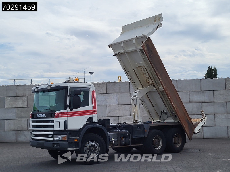 Scania P340 6X4 2 side11m3 Bennes Tipper Big-Axle Steelsuspension Manual Euro 3 - Billenőplatós teherautó: 2 kép. Scania P340 6X4 2 side11m3 Bennes Tipper Big-Axle Steelsuspension Manual Euro 3 - Billenőplatós teherautó: 2 kép.