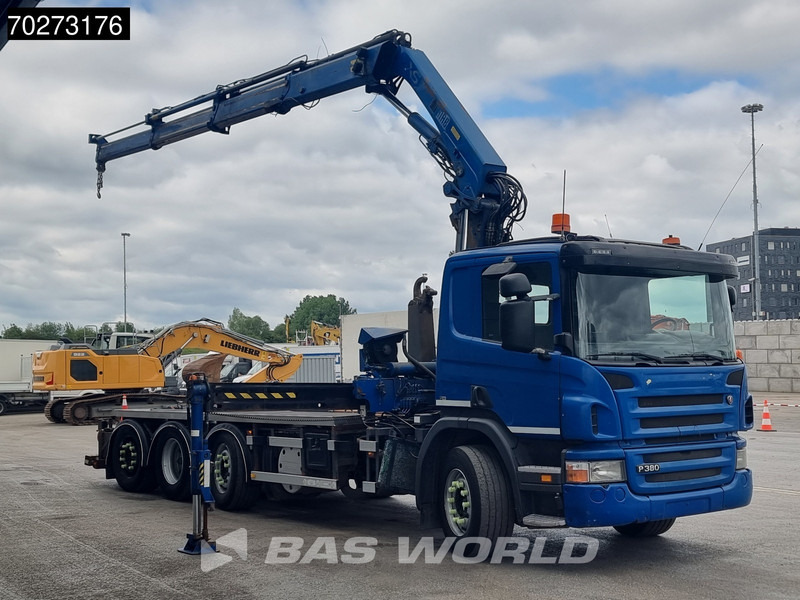 Scania P380 8X2 Hiab 211 EP-3 HIPRO Kran VDL S-20-6200 Lift-Lenkachse Euro 5 - Horgos rakodó teherautó, Darus autó: 3 kép. Scania P380 8X2 Hiab 211 EP-3 HIPRO Kran VDL S-20-6200 Lift-Lenkachse Euro 5 - Horgos rakodó teherautó, Darus autó: 3 kép.