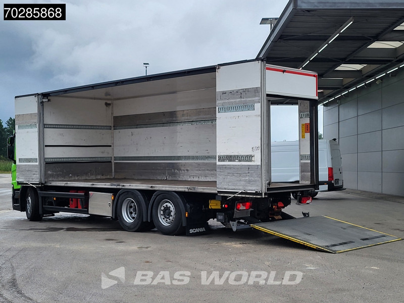 Scania P410 P 6X2 2000kg Ladebordwand Lift-Axle Automatic Euro 6 - Dobozos felépítményű teherautó: 2 kép. Scania P410 P 6X2 2000kg Ladebordwand Lift-Axle Automatic Euro 6 - Dobozos felépítményű teherautó: 2 kép.