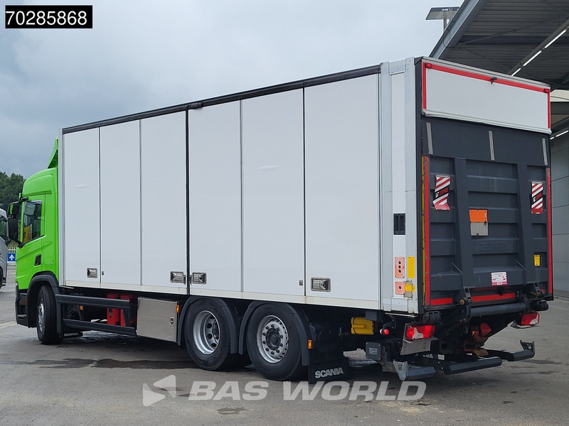 Scania P410 P 6X2 2000kg Ladebordwand Lift-Axle Automatic Euro 6 - Dobozos felépítményű teherautó: 5 kép. Scania P410 P 6X2 2000kg Ladebordwand Lift-Axle Automatic Euro 6 - Dobozos felépítményű teherautó: 5 kép.