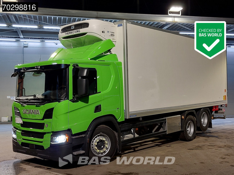 Scania P450 P 6X2 Thermo King T-1200R Spectrum Tailgate Retarder Euro 6 - Hűtős teherautó: 1 kép. Scania P450 P 6X2 Thermo King T-1200R Spectrum Tailgate Retarder Euro 6 - Hűtős teherautó: 1 kép.