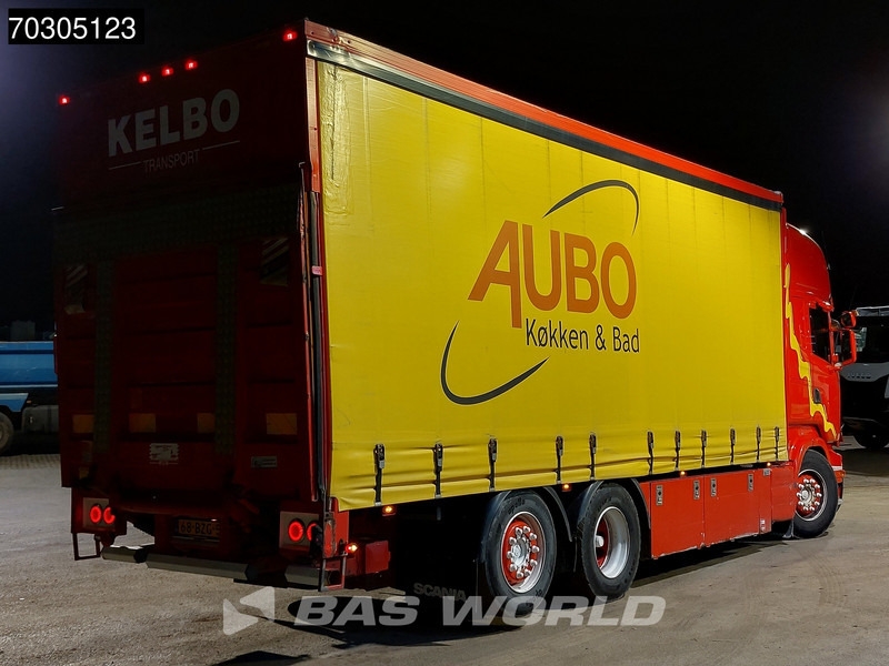 Scania R 450 R 6X2 Topliner Curtainsider 2500kg Ladebordwand Retarder Automatic Euro 6 - Ponyvás teherautó: 5 kép. Scania R 450 R 6X2 Topliner Curtainsider 2500kg Ladebordwand Retarder Automatic Euro 6 - Ponyvás teherautó: 5 kép.
