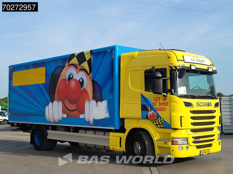 Scania R400 4X2 NL-Truck Ladebordwand Opticruise Euro 5 - Dobozos felépítményű teherautó: 3 kép. Scania R400 4X2 NL-Truck Ladebordwand Opticruise Euro 5 - Dobozos felépítményű teherautó: 3 kép.
