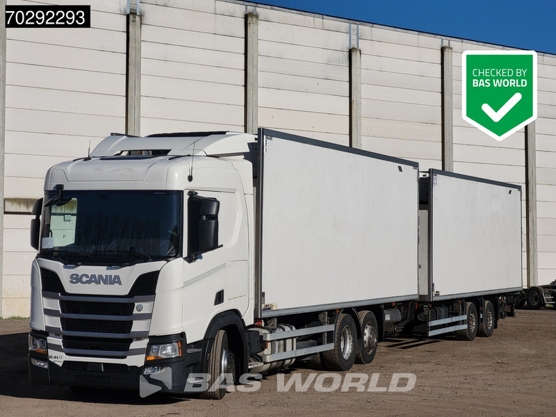 Scania R410 6X2 Lamberet Carrier Supra 1250 Mt Retarder Ladebordwand Euro 6 - Hűtős teherautó: 1 kép. Scania R410 6X2 Lamberet Carrier Supra 1250 Mt Retarder Ladebordwand Euro 6 - Hűtős teherautó: 1 kép.