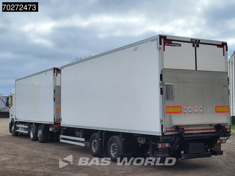 Scania R410 6X2 Refrigerated Combi Lamberet Carrier Retarder Euro 6 - Hűtős teherautó: 2 kép. Scania R410 6X2 Refrigerated Combi Lamberet Carrier Retarder Euro 6 - Hűtős teherautó: 2 kép.