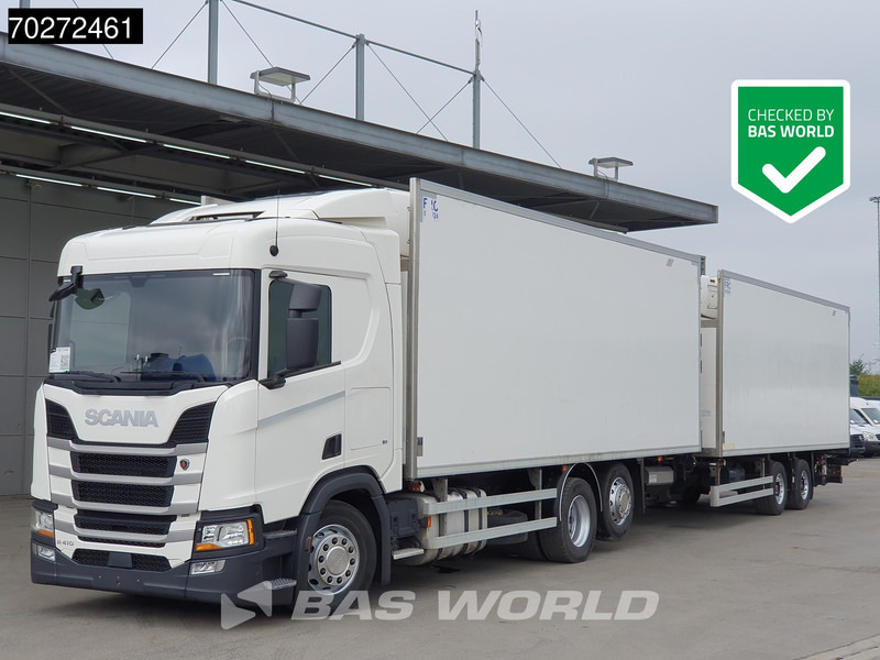Scania R410 6X2 Retarder Liftachse Koelmotor ACC Euro 6 - Hűtős teherautó: 1 kép. Scania R410 6X2 Retarder Liftachse Koelmotor ACC Euro 6 - Hűtős teherautó: 1 kép.