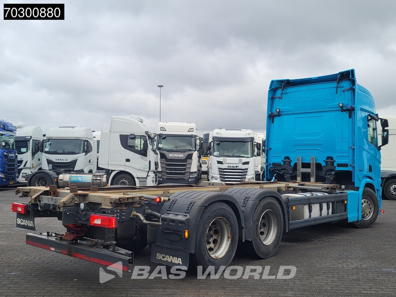Scania R500 R 6X2 Full Air suspension Retarder Lift Axle Automatic Leather seats Euro 6 - Cserefelépítményes teherautó: 5 kép. Scania R500 R 6X2 Full Air suspension Retarder Lift Axle Automatic Leather seats Euro 6 - Cserefelépítményes teherautó: 5 kép.