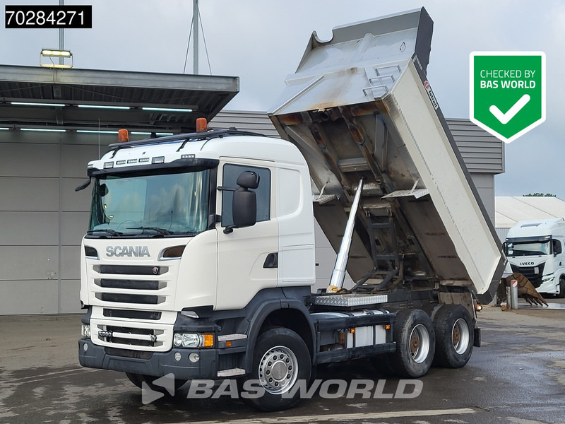 Scania R560 6X4 11 m3 tipper Full steel Retarder Big-Axle Navi Euro 5 - Billenőplatós teherautó: 1 kép. Scania R560 6X4 11 m3 tipper Full steel Retarder Big-Axle Navi Euro 5 - Billenőplatós teherautó: 1 kép.