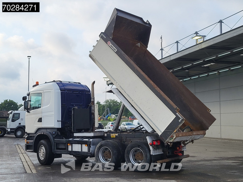 Scania R560 6X4 11 m3 tipper Full steel Retarder Big-Axle Navi Euro 5 - Billenőplatós teherautó: 2 kép. Scania R560 6X4 11 m3 tipper Full steel Retarder Big-Axle Navi Euro 5 - Billenőplatós teherautó: 2 kép.