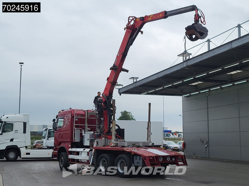 Scania R580 6X4 3-Pedals Jonsered J28505 83 Crane Kran Steel-suspension Retarder Euro 6 - Rönkszállító teherautó, Darus autó: 2 kép. Scania R580 6X4 3-Pedals Jonsered J28505 83 Crane Kran Steel-suspension Retarder Euro 6 - Rönkszállító teherautó, Darus autó: 2 kép.