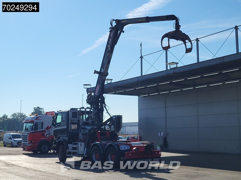 Scania R580 6X4 Holz Kran Diebolt D28 Full-Steel - Rönkszállító teherautó, Darus autó: 2 kép. Scania R580 6X4 Holz Kran Diebolt D28 Full-Steel - Rönkszállító teherautó, Darus autó: 2 kép.
