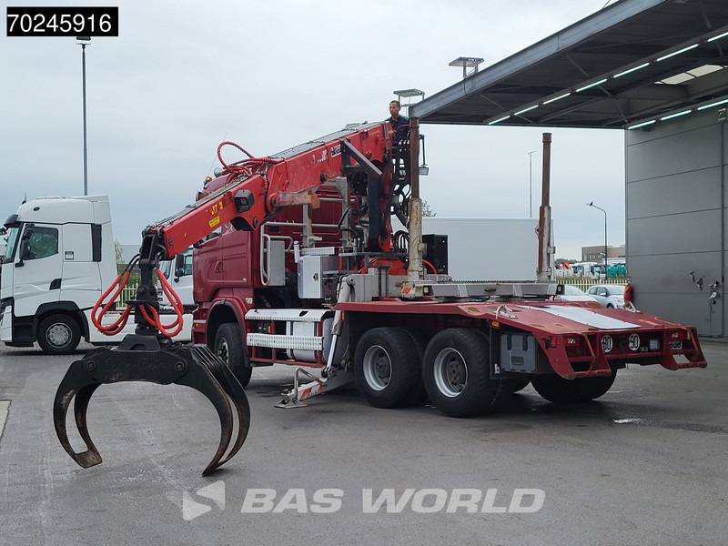 Scania R580 6X4 Jonsered J28505 83 wood Crane Holztransport Steel-suspension Retarder Euro 6 - Rönkszállító teherautó, Darus autó: 3 kép. Scania R580 6X4 Jonsered J28505 83 wood Crane Holztransport Steel-suspension Retarder Euro 6 - Rönkszállító teherautó, Darus autó: 3 kép.