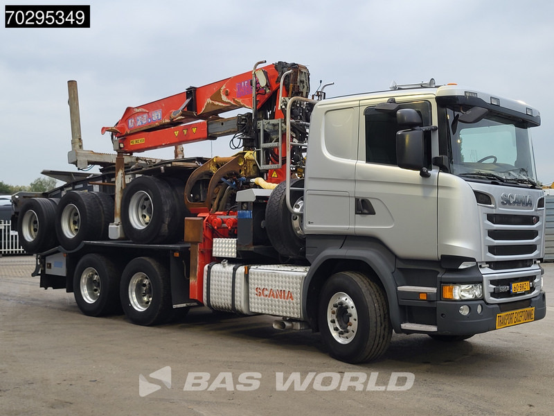 Scania R580 R 6X4 NL-Truck Diebolt D28.81 Kran Crane Holztransport + Dolly Retarder Euro 6 - Rönkszállító teherautó, Darus autó: 3 kép. Scania R580 R 6X4 NL-Truck Diebolt D28.81 Kran Crane Holztransport + Dolly Retarder Euro 6 - Rönkszállító teherautó, Darus autó: 3 kép.