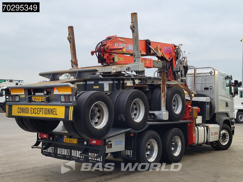Scania R580 R 6X4 NL-Truck Diebolt D28.81 Kran Crane Holztransport + Dolly Retarder Euro 6 - Rönkszállító teherautó, Darus autó: 5 kép. Scania R580 R 6X4 NL-Truck Diebolt D28.81 Kran Crane Holztransport + Dolly Retarder Euro 6 - Rönkszállító teherautó, Darus autó: 5 kép.