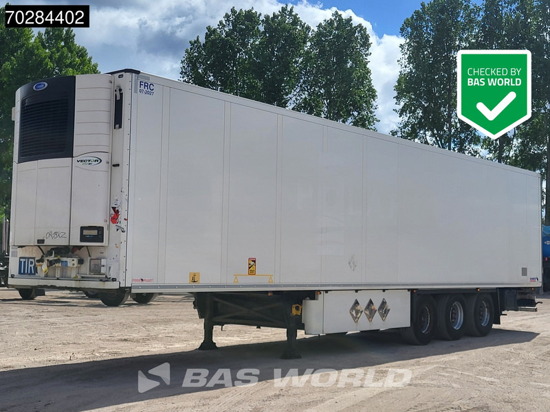 Schmitz Cargobull SCB*S3B 3 axles Doppelstock Doppelverdampfer Blumenbreit Palettenkasten - Félpótkocsi hűtős: 1 kép. Schmitz Cargobull SCB*S3B 3 axles Doppelstock Doppelverdampfer Blumenbreit Palettenkasten - Félpótkocsi hűtős: 1 kép.