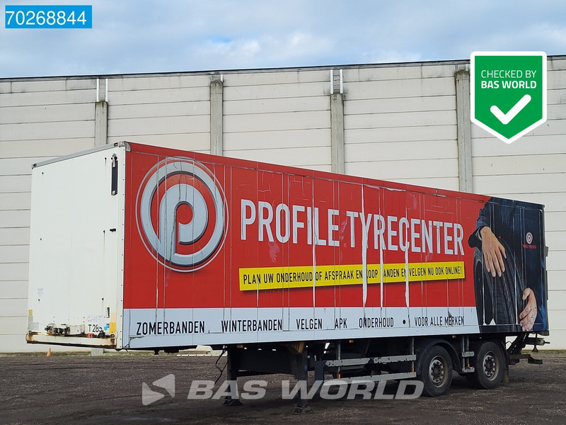 Schmitz Cargobull SKO18 2 axles Tailgate Lenkachse LBW - Félpótkocsi dobozos: 1 kép. Schmitz Cargobull SKO18 2 axles Tailgate Lenkachse LBW - Félpótkocsi dobozos: 1 kép.