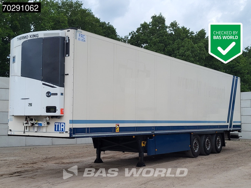 Schmitz Cargobull Thermo King SLXi Spectrum 3 axles NL-Trailer Liftachse Doppelstock Blumenbreit Palettenkasten TUV 06/26 - Félpótkocsi hűtős: 1 kép. Schmitz Cargobull Thermo King SLXi Spectrum 3 axles NL-Trailer Liftachse Doppelstock Blumenbreit Palettenkasten TUV 06/26 - Félpótkocsi hűtős: 1 kép.